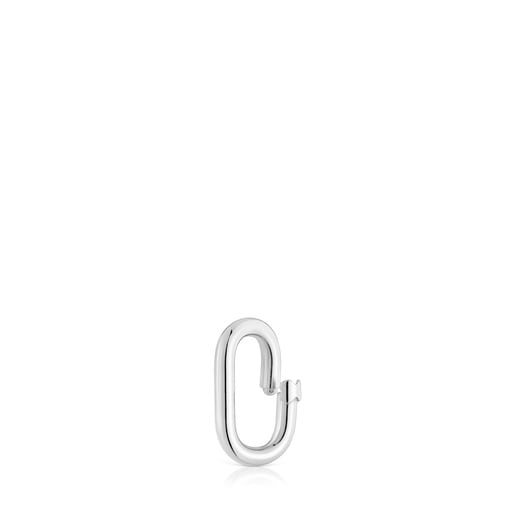 خاتم Hold Oval صغير الحجم من الفضة