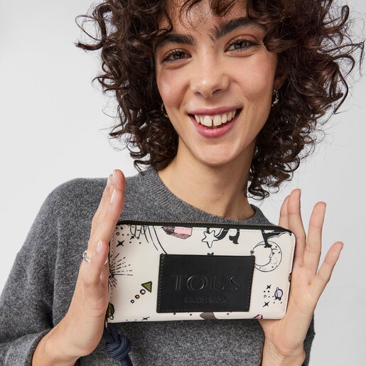 Бежевый кошелек TOUS Magic среднего размера