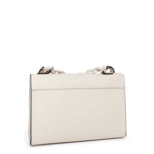 Городская бежевая сумка TOUS Funny среднего размера