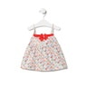 Vestido de tirantes de niña Logo multicolor