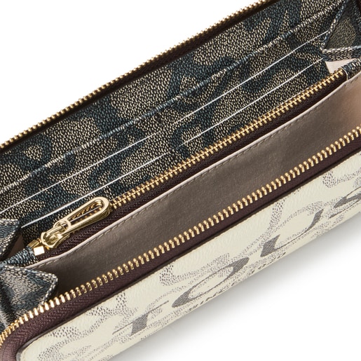 ארנק Kaos Legacy בינוני בצבע בז'