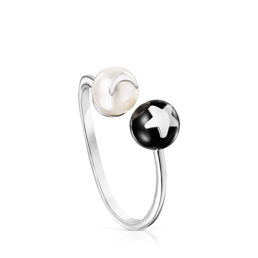 Offener Ring Magic Nature Mond-Stern