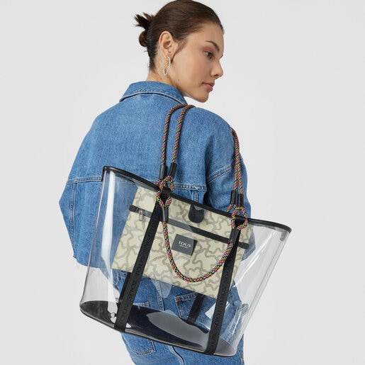 Capazo grande negro TOUS Kaos Summer