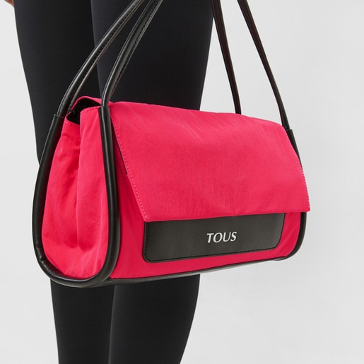 Medium fluorescent pink TOUS Empire Cotton Crossbody bag