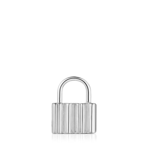 قلادة من الفضة مُرصّعة بحلية قفل من الفضة من تشكيلة TOUS Mama