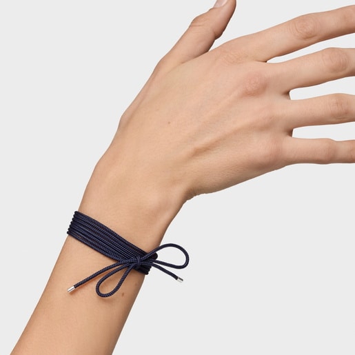 7 mm silver letter P Charm TOUS Mesh Tube