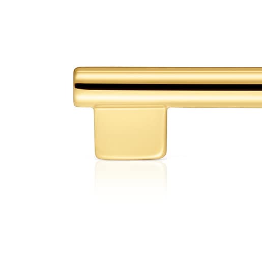 Colgante con baño de oro 18 kt sobre plata motivo llave 23 mm TOUS Unlock