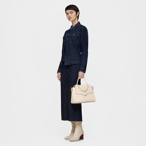 ベージュのミディアム・シティバッグ TOUS Lucia