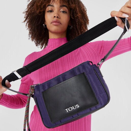 תיק צד TOUS Empire Padded בינוני בצבע סגול