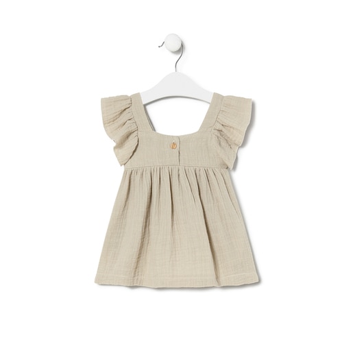 SMuse baby girl's dress in beige
