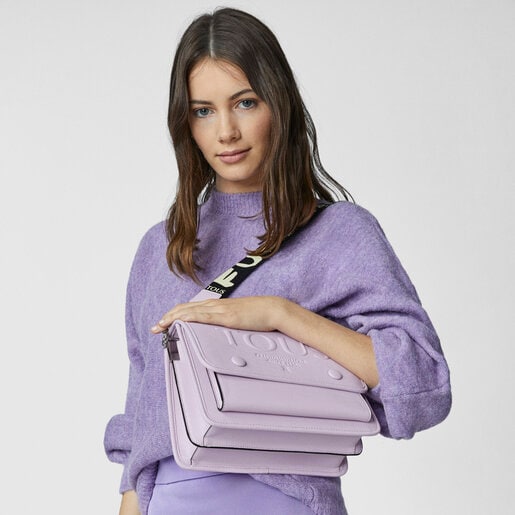 תיק צד Audree TOUS Funny בינוני בצבע סגלגל