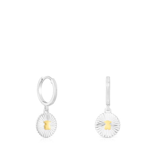 TOUS Silver and silver vermeil Hoop earrings Iris Motif | Westland Mall