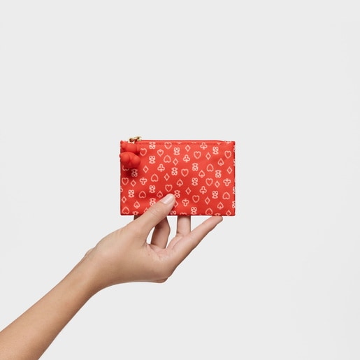 Small red Toiletry bag TOUS Bear Anniversary