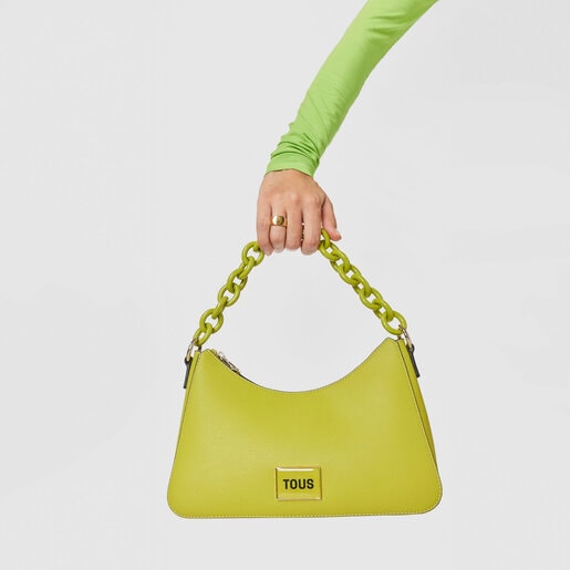 ライムグリーンのTOUS Sylvia ショルダーバッグ