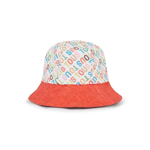 Gorra de platja per a nena Logo multicolor