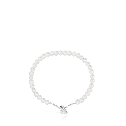 Bracciale rigido con perle coltivate I-Bear