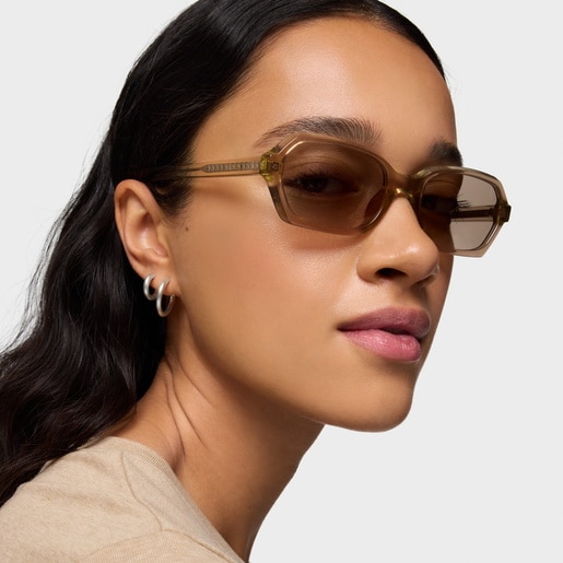 Gafas de sol Pale Oval beige