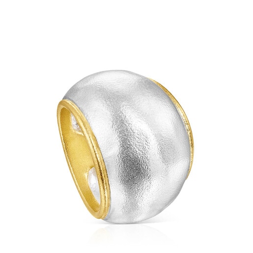 Two-tone Luah domed Ring