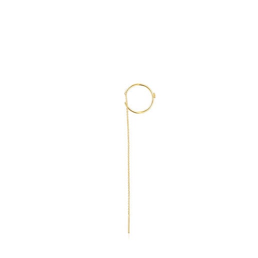 Arete de oro motivo estrella con cadena TOUS Cool Joy