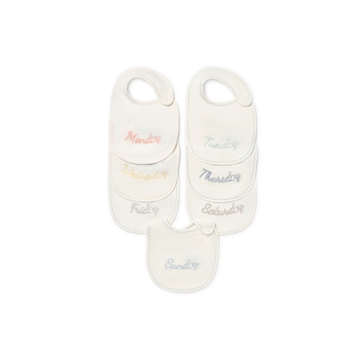 Pack de baberos bebé DailyK crudo