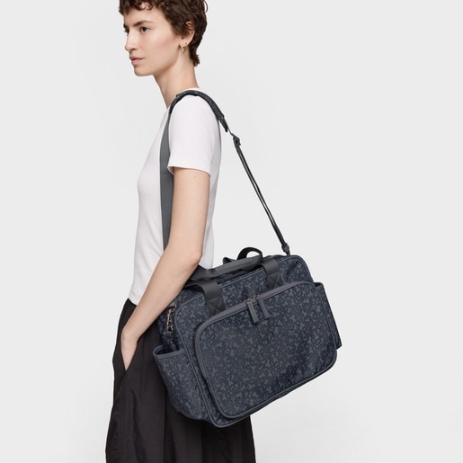 Pañalera gris Kaos Mini Lines Soft