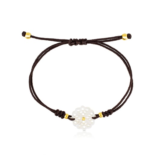 Gold Majorelle Bracelet with Mother of Pearl
