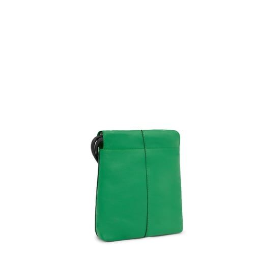 Mini bolso verde de piel TOUS Cloud