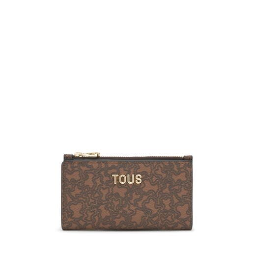 Cartera marrón Kaos Mini Lines