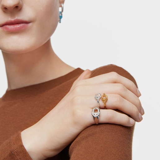 Small silver Ring TOUS MANIFESTO