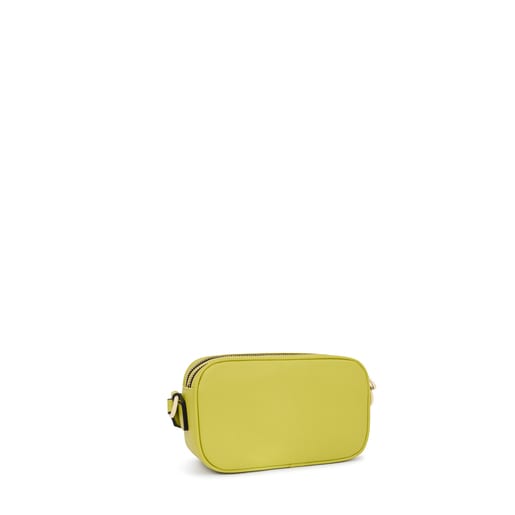 Lime green TOUS La Rue Crossbody reporter bag