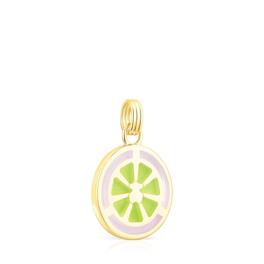 Pendentif TOUS St. Tropez Cup en argent vermeil émaillé 17 mm
