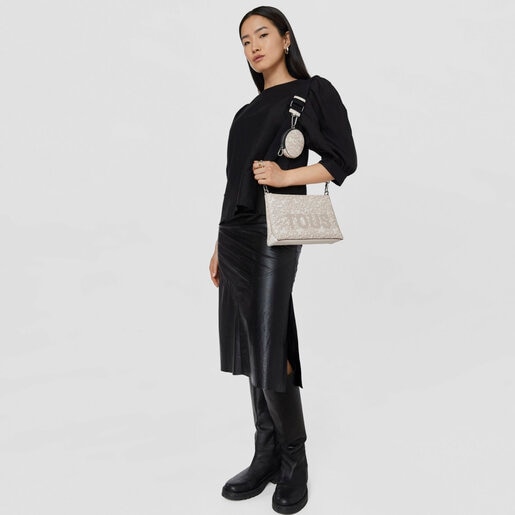 Bandolera Flat gris Kaos Mini Evolution