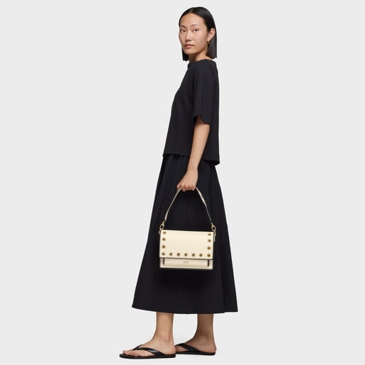 Medium beige Crossbody bag TOUS Audree Trampantojo