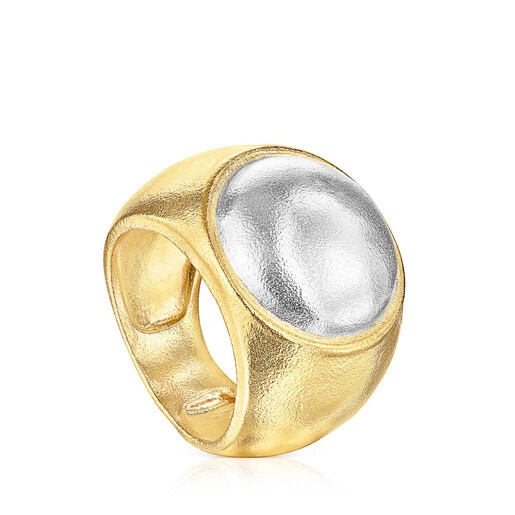 Tous Luah – Prsten ze žlutého stříbra Vermeil a stříbra