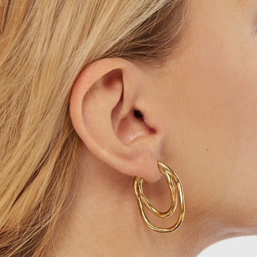 Silver vermeil Hav Earrings