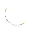 Pulsera de nylon lila con perlas TOUS Joy Bits