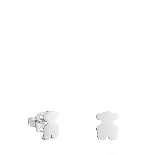 Pendientes oso de plata 10 mm Sweet Dolls