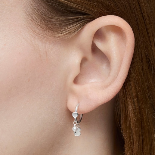 Silver and Pearls Cool Joy Earrings
