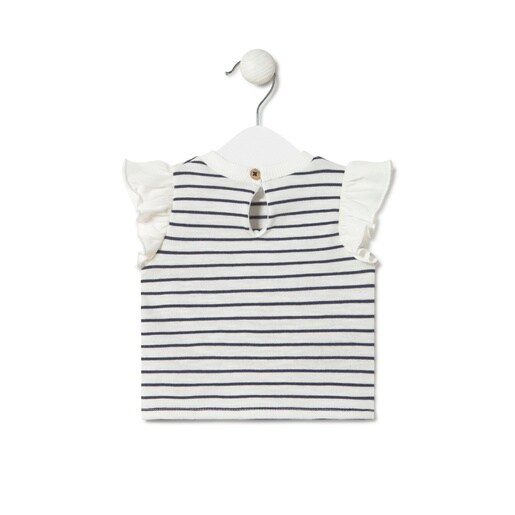 Camiseta a rayas Navi azul marino