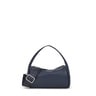 Small navy blue leather Duffel bag TOUS Miranda