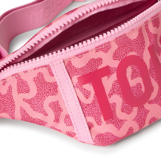 Childrens bum bag in Kaos pink