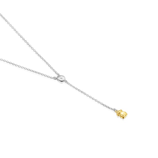 Two-tone TOUS Joy Bits necklace with bear