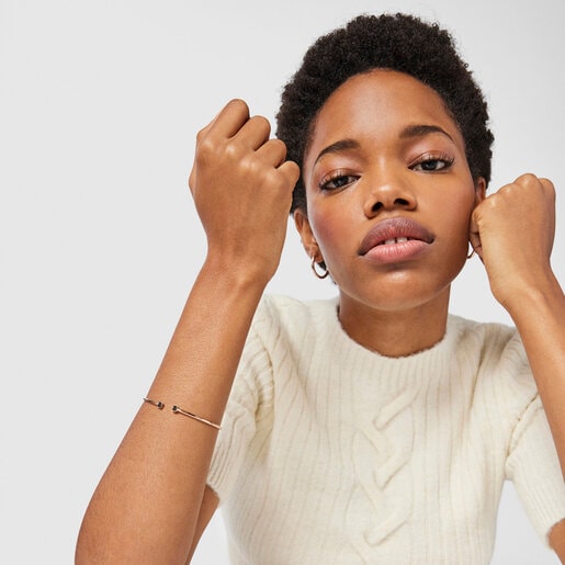 Браслет Motif из розового вермеля со шпинелями