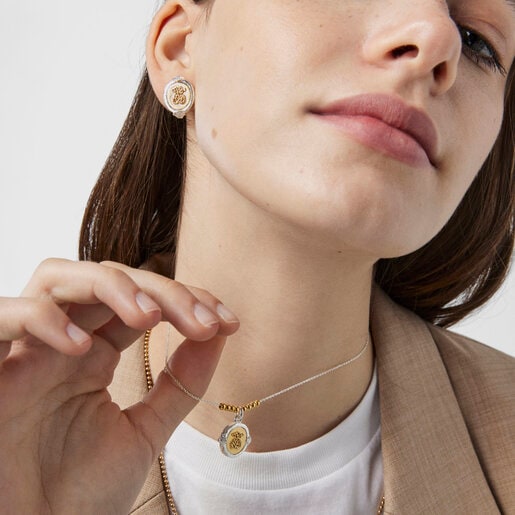 Колье с камеей Oceaan двух оттенков