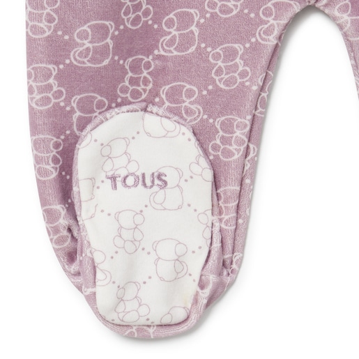 Baby pyjamas in Icon pink