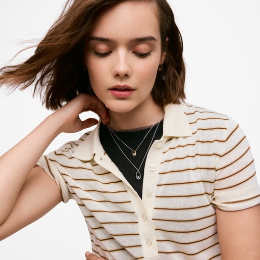 ツートーンのネックレス TOUS Camille