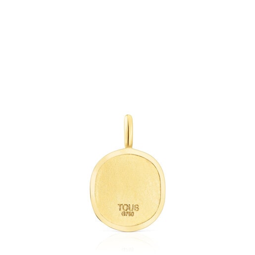 Gold Oursin Pendant