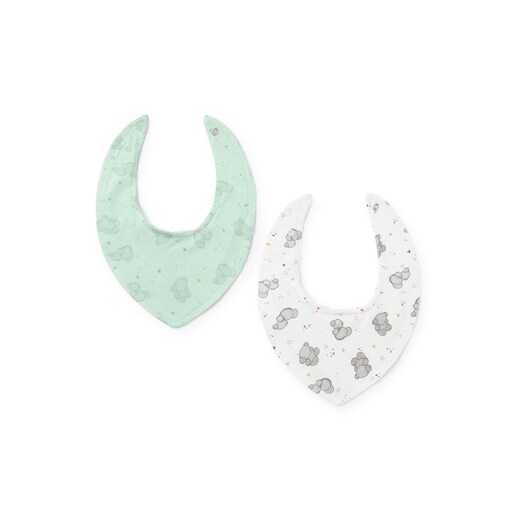 Set of baby bandanas in Pic mist