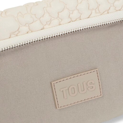 Small beige Crossbody bag TOUS Jane Puffy Bear