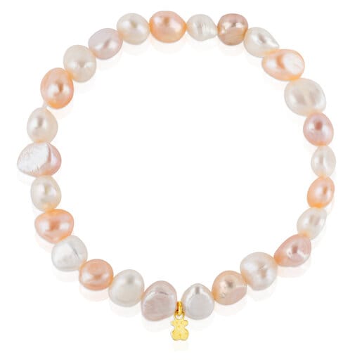 TOUS Pearls Bracciale in oro e perle coltivate barocche